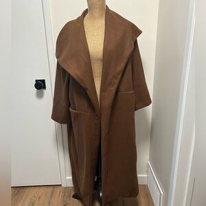 Brown Oversized Coat